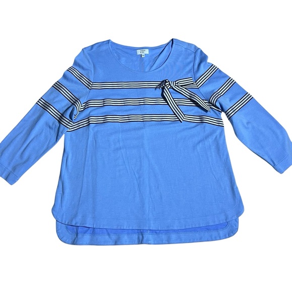 Crown & Ivy - Women’s Nautical Shirt Sz LG - Picture 1 of 5